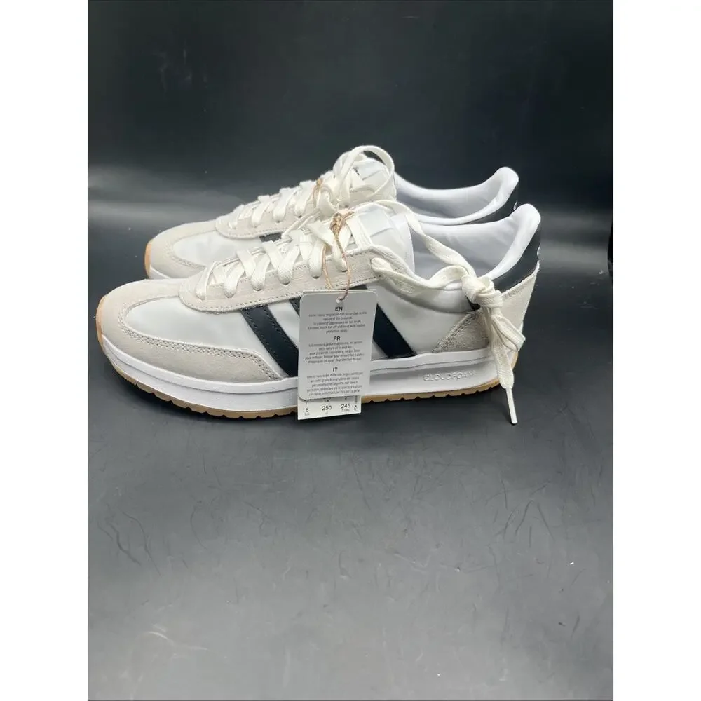 ADIDAS Run 70s 2.0 IH8584 White/Black/Gum Men's Size 6.5 Running Course NWOB